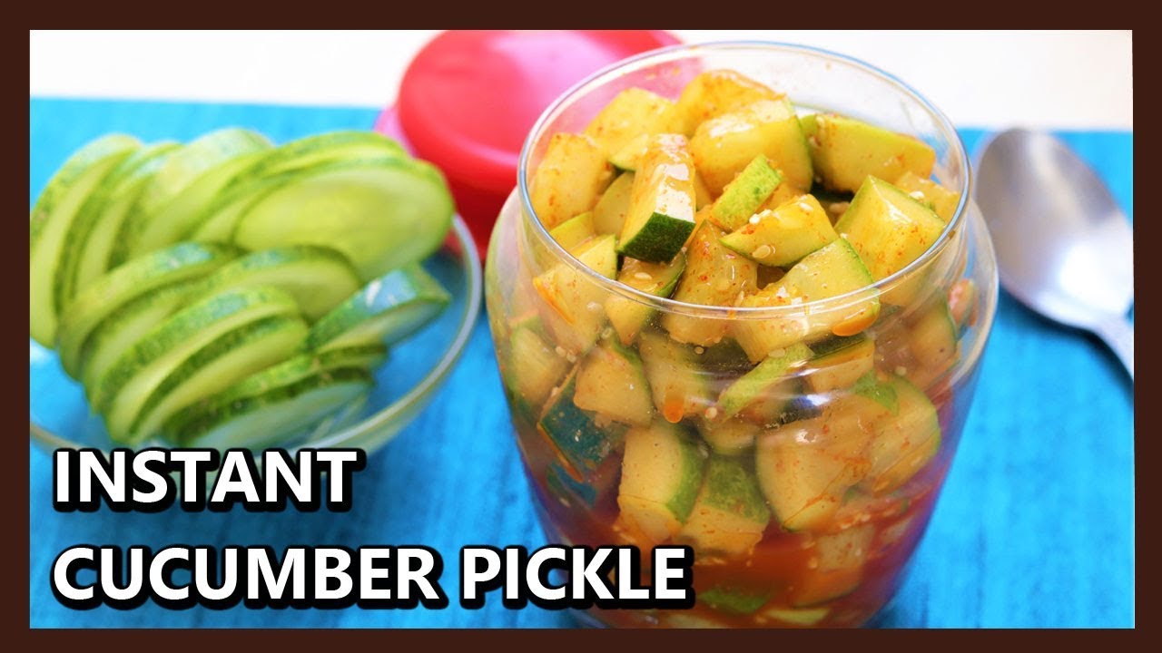 Instant Cucumber Pickle Recipe (खीरा का अचार ) | No Fermentation Needed | Indian Pickle Recipes | Healthy Kadai