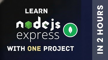 🔥 MASTER Node.js Backend Full Course (2 Hours!) | Build a REST API with Express JS & MongoDB Atlas