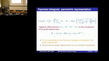 Pierre Vanhove: Mirroring towers of Feynman intergrals  Fiberation and degeneration in Feynman integ
