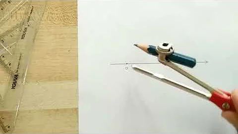 Construct an angle of 60 degree using ruler and compass