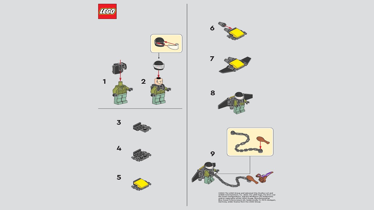 レコルト LEGO instructions - Magazine Gift - 122332 - Jetpack-Ranger