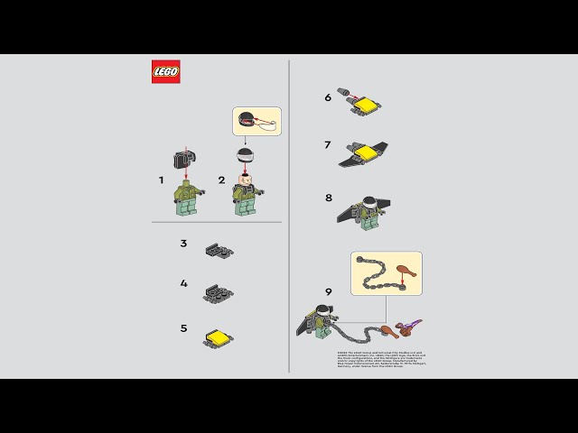 LEGO instructions - Magazine Gift - 122332 - Jetpack-Ranger