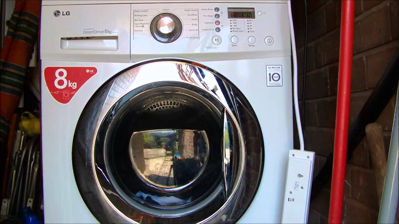 LG F1222TD Washing Machine Babycare 40 Intensive cycle