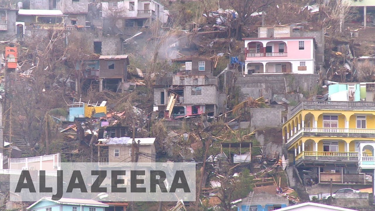 small island of dominica hit hardest by hurricane maria youtube