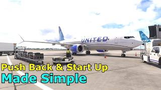 MSFS 2024 B737 How To Push Back and Start Up