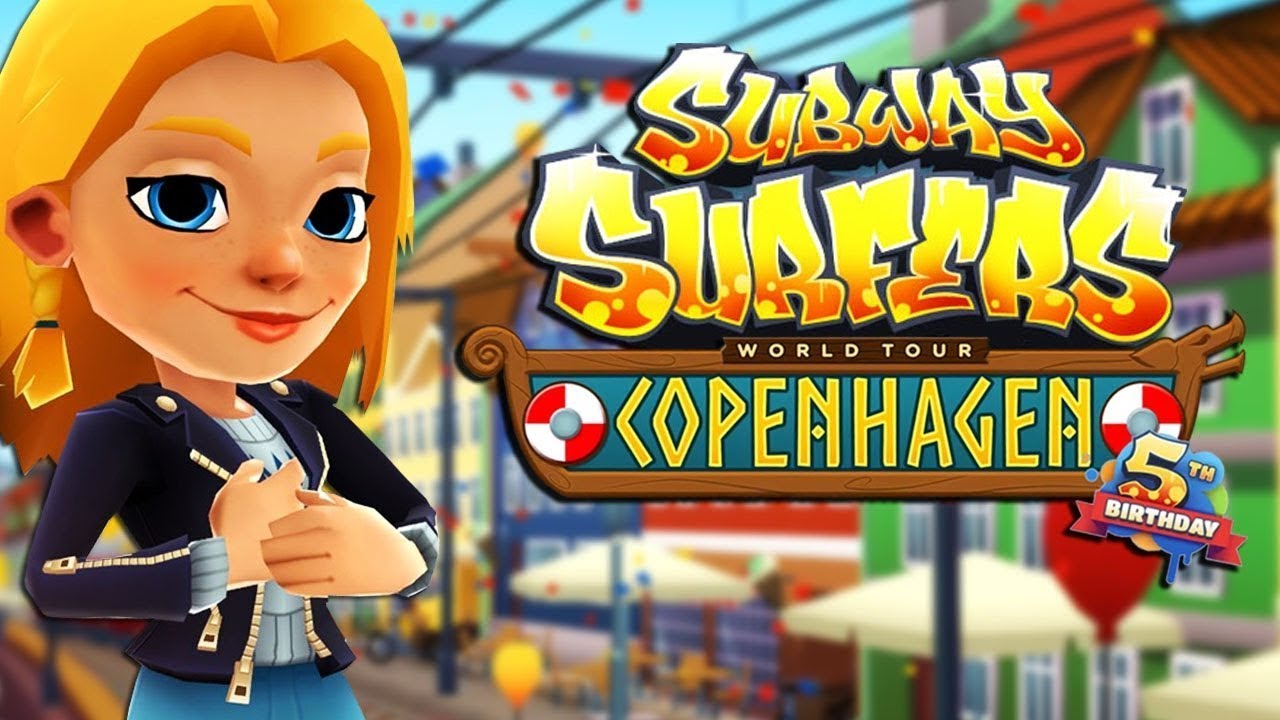 Subway Surfers on X: The #SubwaySurfers 5th #birthday celebrations have  begun, with a BRAND NEW destination - #Copenhagen! Jump in-game and meet  Freya!  / X