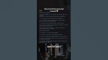 Git Commands for developers || #github #git #gitcommands  #coding #developer