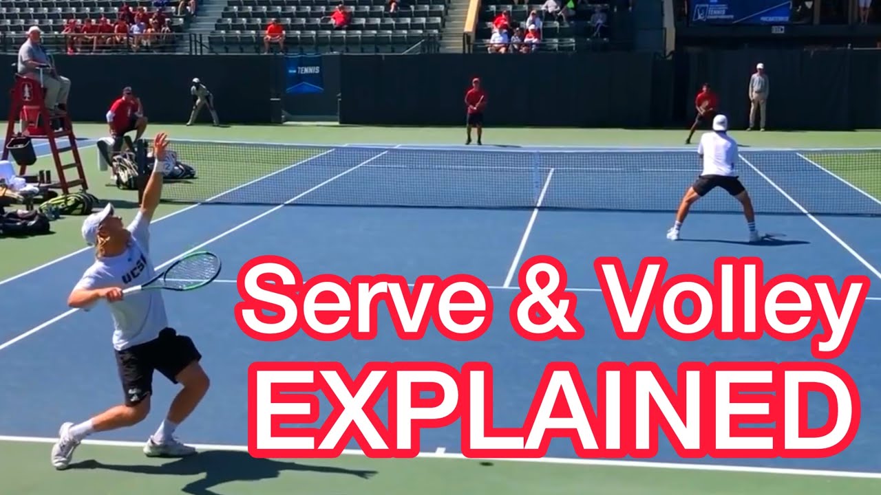The ACTUAL Way To Serve & Volley (Tennis Strategy Explained)