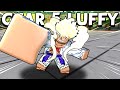 I battled teamers using gear 5 luffy in roblox heroes battlegrounds