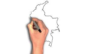 Easy To Map Of Colombia Drawing