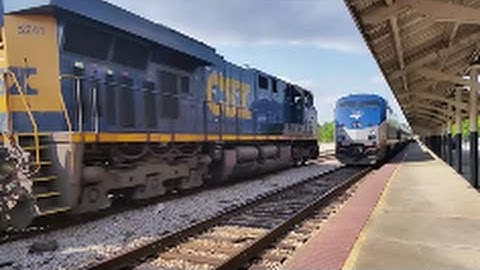 [CSX]5241 ES40DC & 3 Other EMD Units Leads Q400-07 Hornshow & Doppler Effect In Fay NC