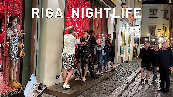 RIGA Latvia Wild NIGHTLIFE Walking Tour Old Town 🇱🇻
