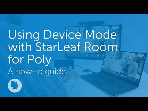 Using Device Mode with StarLeaf Room for Poly | How-to