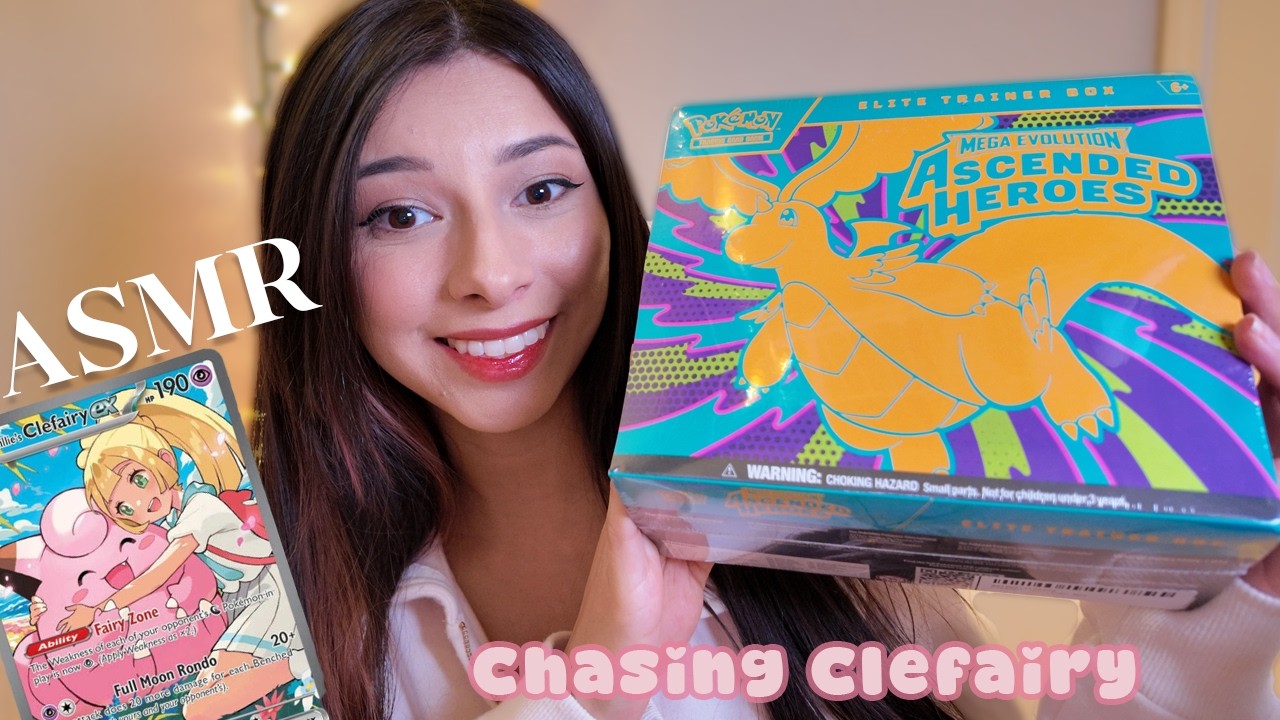 ASMR ✧ Ascended Heroes ETB ✧ Whispered Pokemon Card Opening