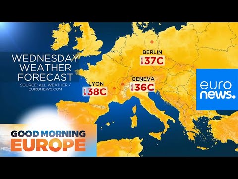 Temperatures expected to break all-time highs for June in coming days across Europe