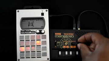 Korg Monotron delay and Pocket operators PO-33 pump up beat.