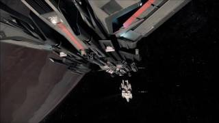 Star Citizen Alpha 2.4 Ptu - Retaliator Intercepts Starfarer On A Collision Course With Port Olisar