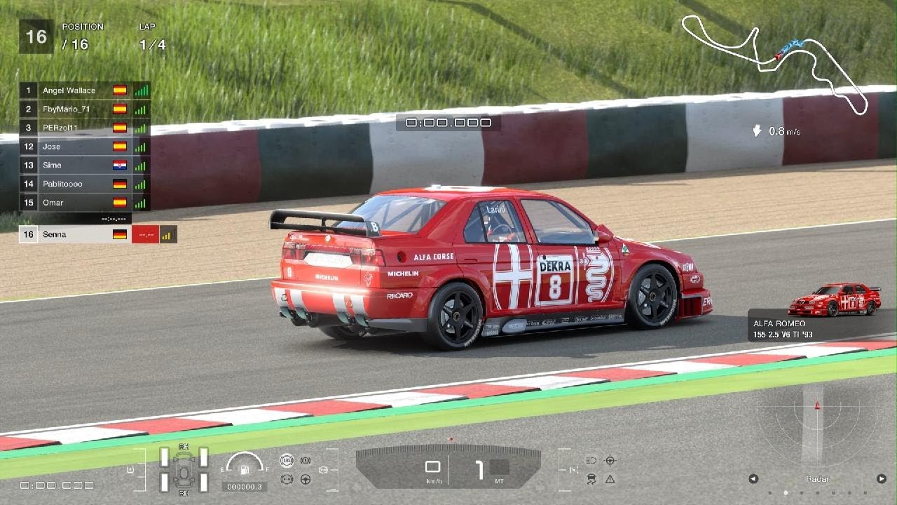 Gran Turismo 7 | Daily Race | Suzuka Circuit | Alfa Romeo 155 2.5 V6 TI ...