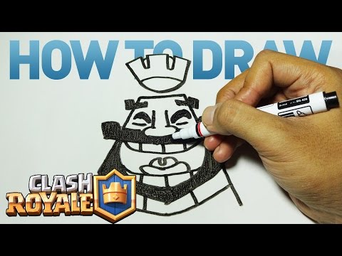 How to Draw a Cartoon - Clash Royale Emoticon laugh (Tutorial Step by Step)  