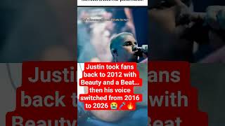Justin Took Fans Straight To 2012 With Beauty and a Beat… Then His Voice Jumped From 2016 To 2026