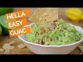 Hella Easy Guacamole in 2 Minutes