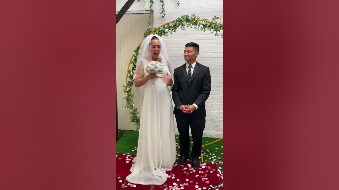 Wedding ceremony saved by stranger! #Shorts