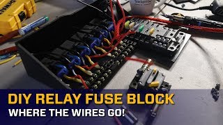 DIY Relay Fuse Block: Where the Wires Go! screenshot 5