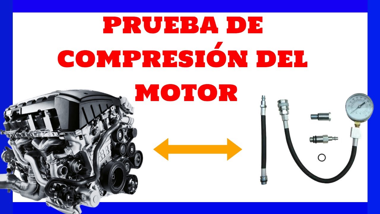 Como Medir la COMPRESIÓN del MOTOR a GASOLINA - Comprobación de la