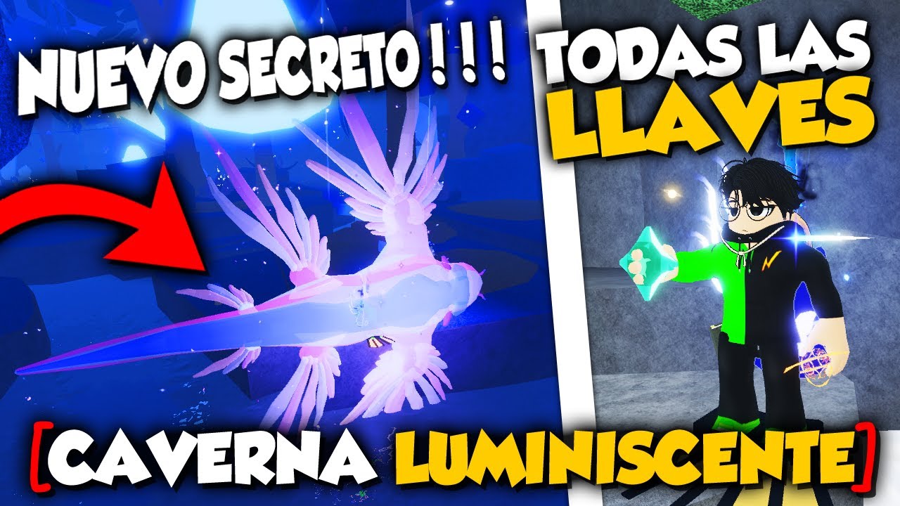 como llegar a CAVERNA LUMINISCENTE (UBICACION de TODAS LAS LLAVES) en FISCH ROBLOX