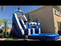 Deliver the 20 feet tall  Dolphin Water Slide - Set Up