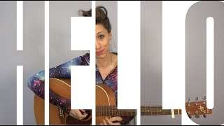 Learn How to Play: Hello - Adele - NYC Guitar School Beginner Guitar Tutorial