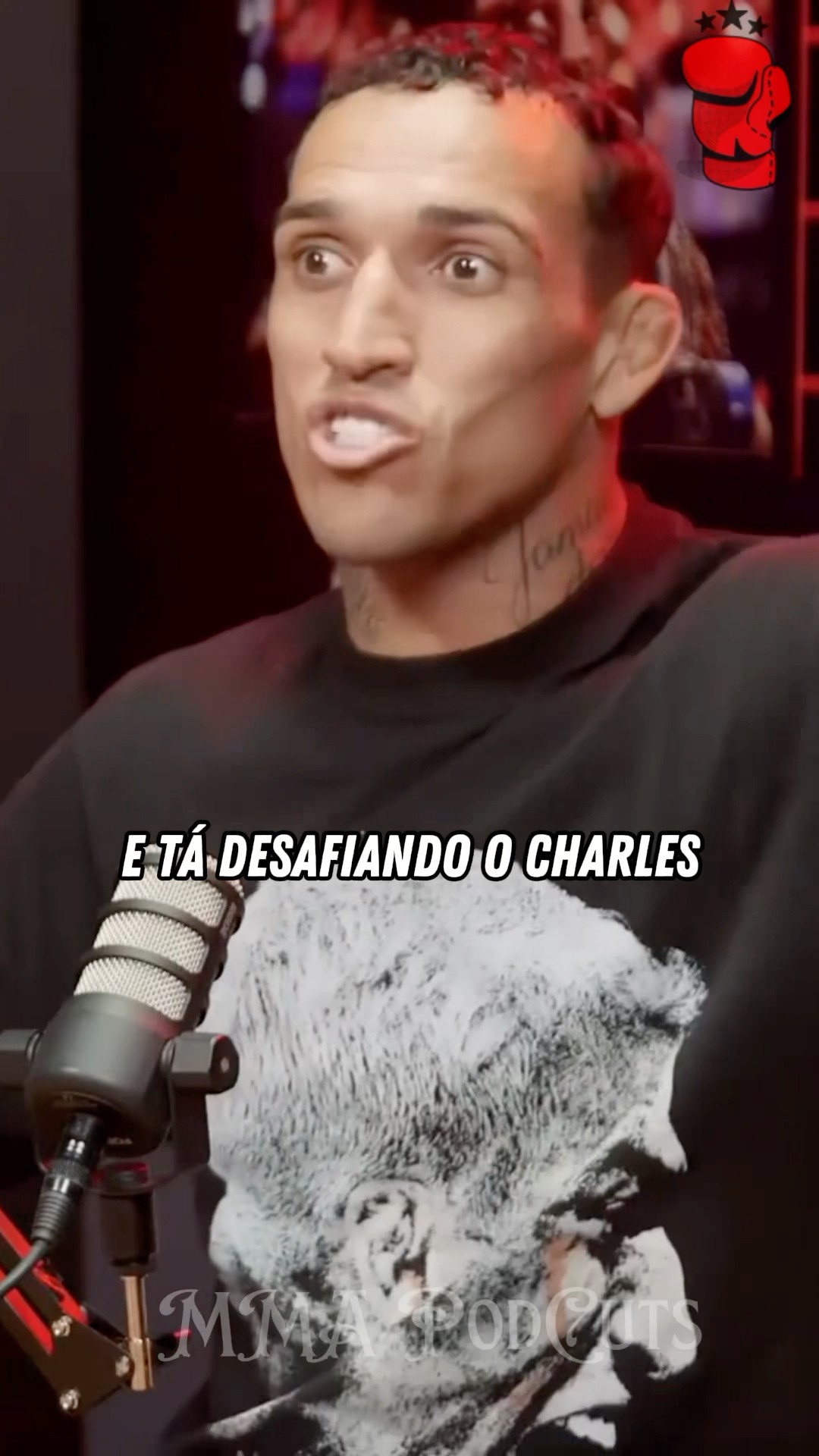 CHARLES OLIVEIRA X PROVOCAÇÃO #mma #luta #boxe #ufc #foryou #shortsfeed #brasil