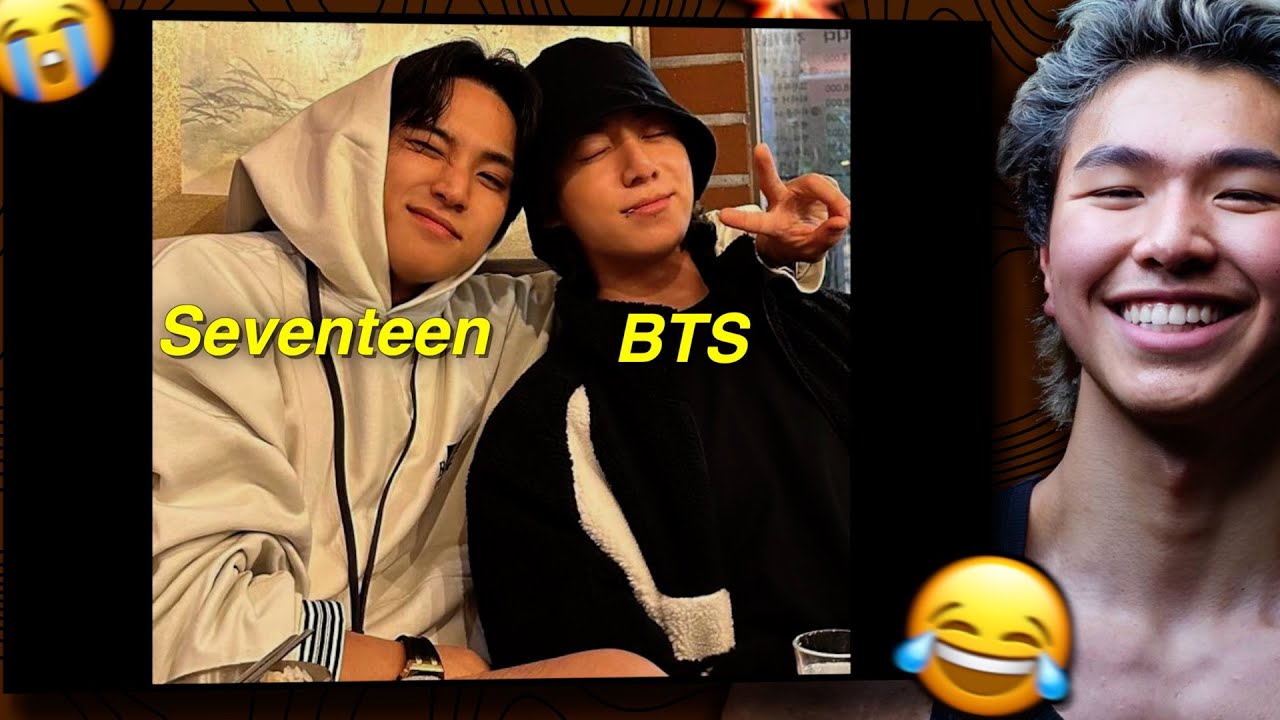 Athlete React to BTS and SEVENTEEN are BESTIES?
