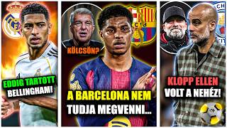 A Barcelona Nem Tudja Megvenni Rashfordot Bellingham Eladó, A Real Madrid Már Nem Bízik Benne