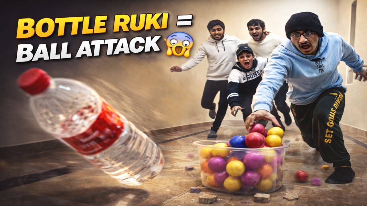 Bottle Ruki To Ball Barish 😱 | Ye Challenge Control Se Bahar Ho Gaya 😨