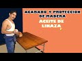 DIY - Acabado y protección de madera con ACEITE DE LINAZA