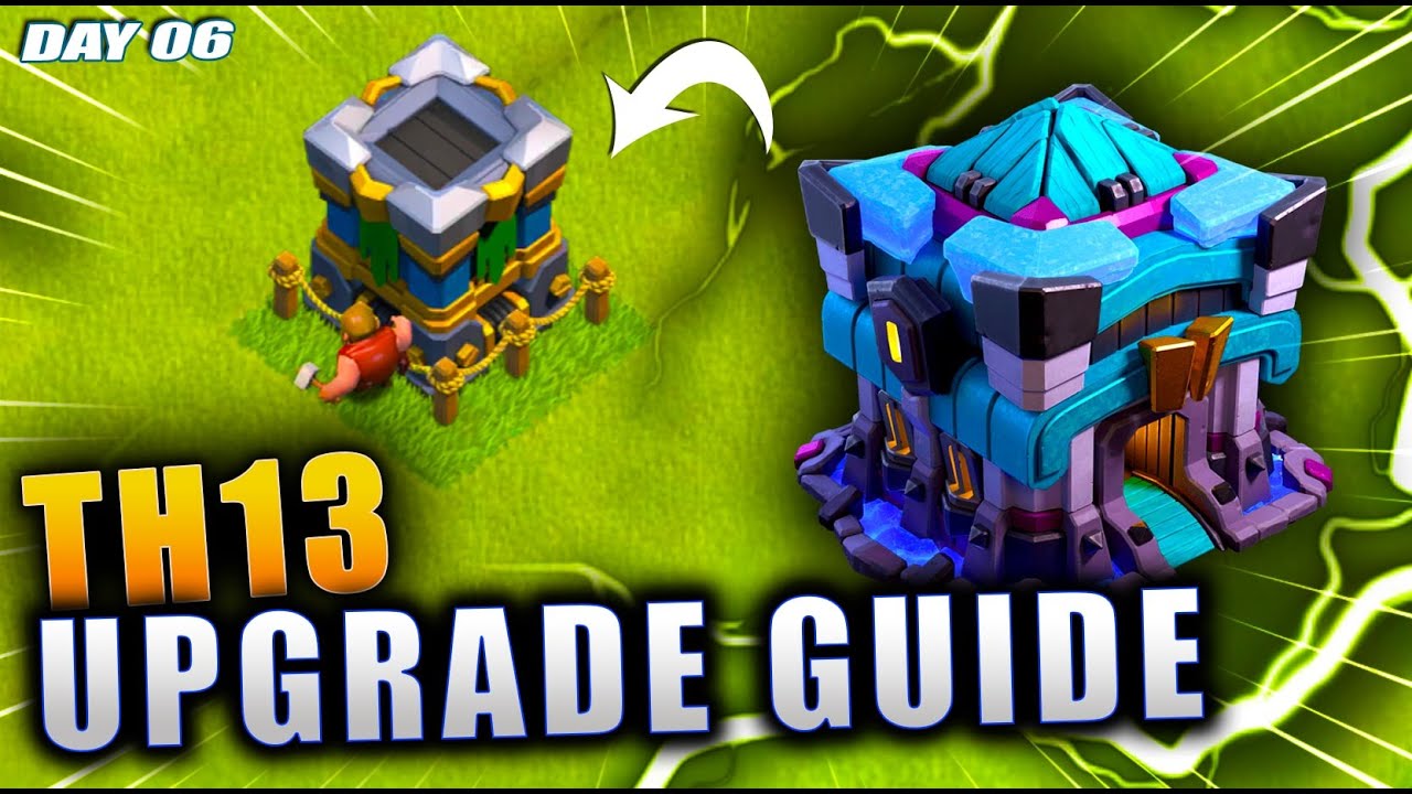 TH13 upgrade guide Day 6 Upgrade Archer Tower in clash of clans #coc ...