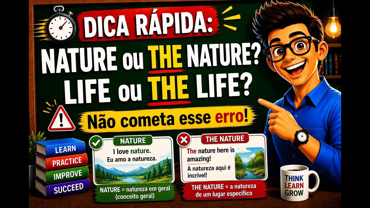 NATURE or THE NATURE? LIFE or THE LIFE? STOP MAKING THIS MISTAKE