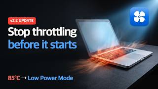 Mac Fan Control v2.2 — Stop Intel MacBook throttling before it starts