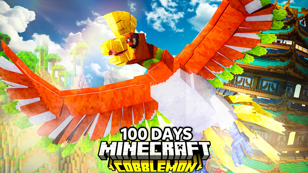 I Spent 100 Days Building an ONLY LEGENDARY Pokémon Team in Cobblemon…