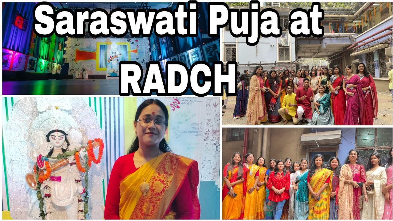 Saraswati Puja 2k25 at Dr R Ahmed Dental College and Hospital | 