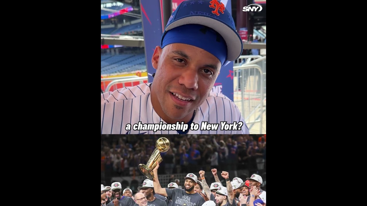 Juan Soto on Knicks winning the NBA title: “It’s great to see the city of New York rocking" 🏀🗽