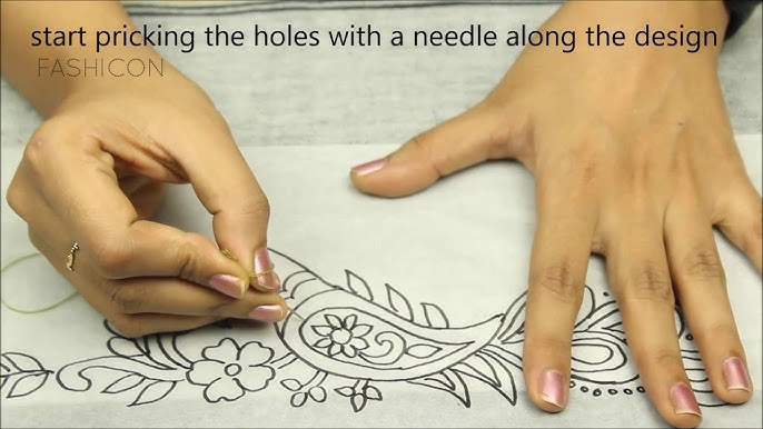 4 Ways To Transfer The Embroidery Pattern Onto Fabric