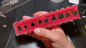 Casting a Dice  Mold Lid with Tacrow Mold System