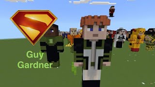 Minecraft Guy Gardner (Superman) (Updated) Statue Tutorial Update