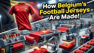 How Belgium's Football Jerseys Are Made in Factory