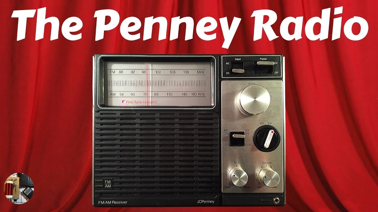 JCPenney 6801856 AM FM Radio Review YouTube