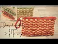 Dompet rajut dengan resleting tanpa inner atau puring||crochet pouch zipper
