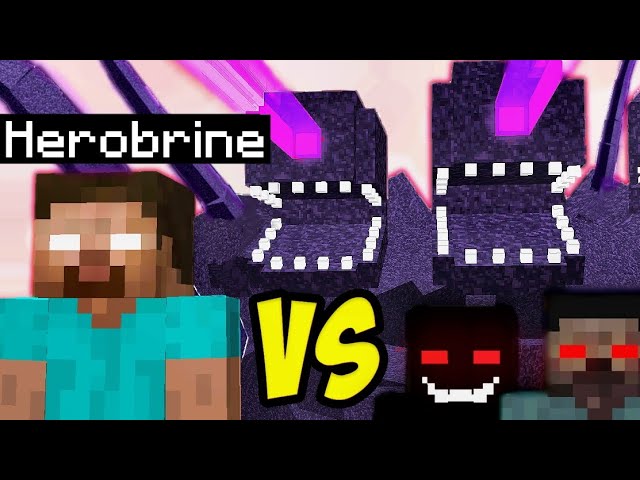 herobrine vs witherstorm #herobrine #witherstorm #1v1 #vs