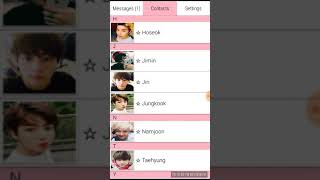 Jennie plays]bts messenger texting screenshot 4